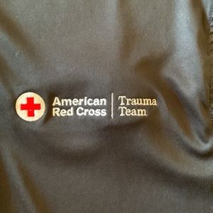 American Red Cross Trauma Team Cool/Dry Zip Front Shirt. Size Large. Brand New!
